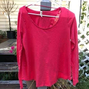 Free people open back top